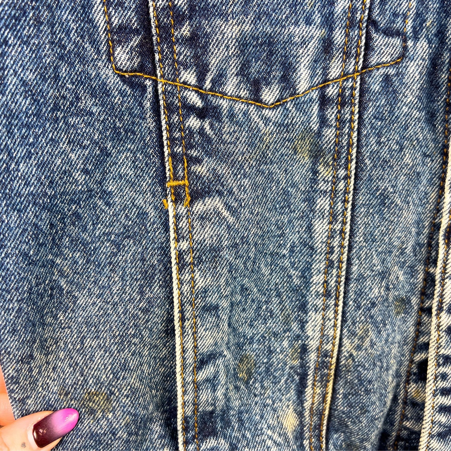 80s GUESS Denim Jacket Men's Small