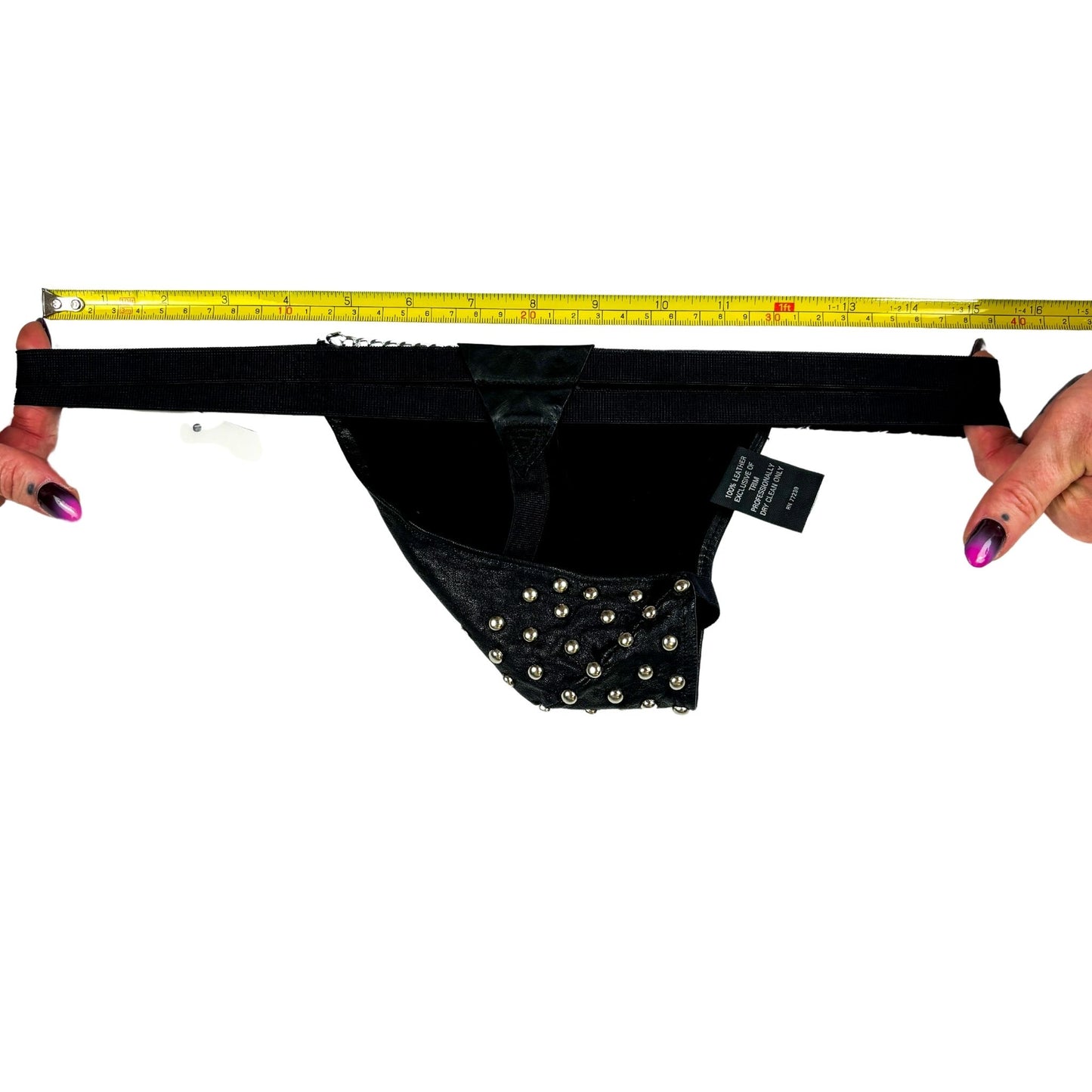 90s Studded Leather Men’s Thong XTC
