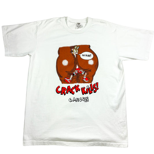 90s Crack Kills Cancun Graphic Tee XL